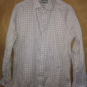 Mens Michael Kors Pink buttonw down size large 16 32/33
